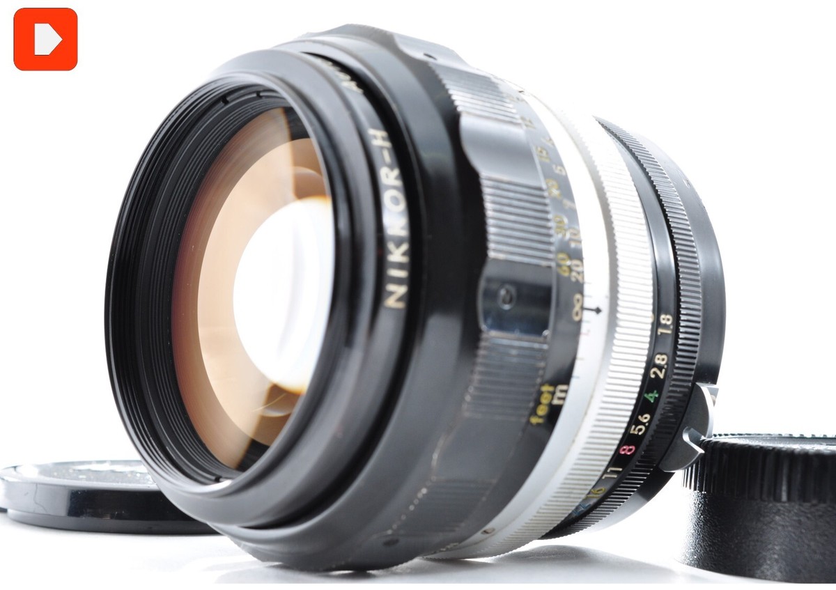 Tested!/Near MINT-] Nikon Nikkor-H Auto 85mm f/1.8 non Ai Lens For