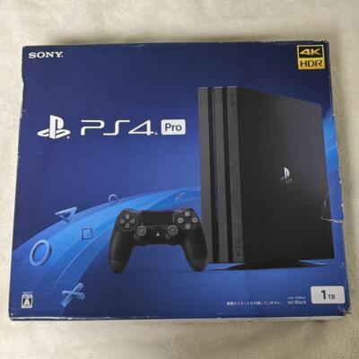 Sony PS4 PlayStation CUH-7200B B01 4 Pro Jet Black 1TB Console