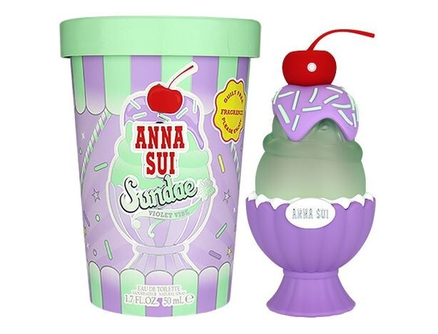 Anna Sui Ice Cream Sundae Violet Vibe Eau de Toilette 1.7oz/50ml