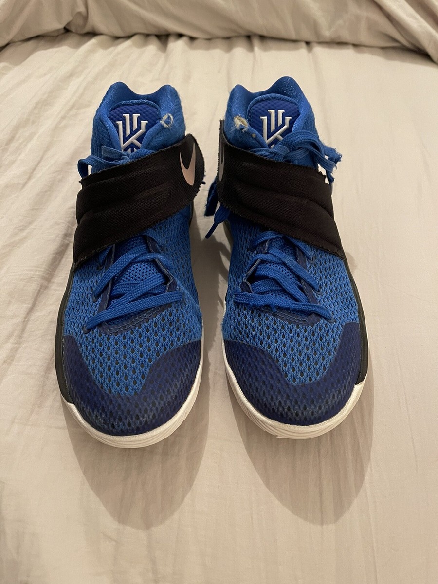 Kyrie Irving Nike Basketball Shoes Size US 5Y, Blue w/ Black Strap