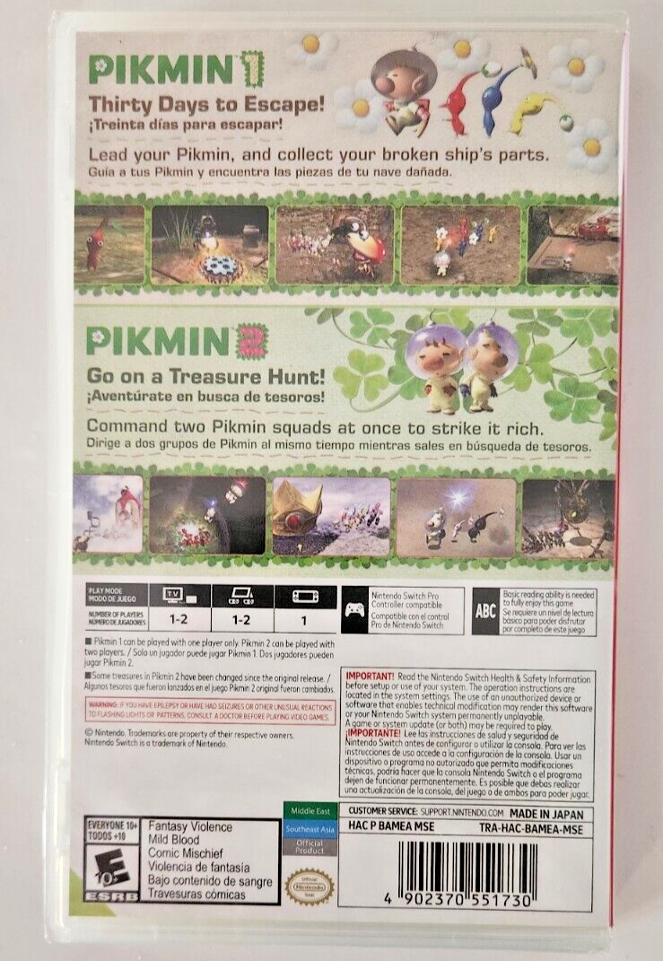 Pikmin 1+2 & 3 Deluxe & 4 Switch Brand New Game Bundle (Action