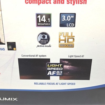 Panasonic LUMIX DMC-SZ7 14.1MP Digital Camera - Black for sale