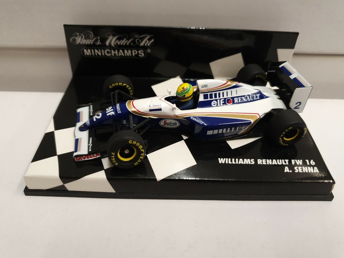 Minichamps 1/43 Scale 430 940002 Williams Renault FW16 A. Senna