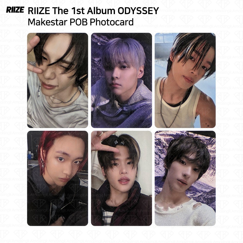 RIIZE ODYSSEY makestar 台北 サイン会 トレカ6枚セットB RIIZE