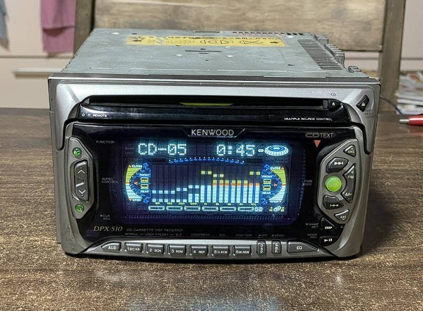 Kenwood DPX-510 2DIN CD Cassette Deck Player Working | eBay