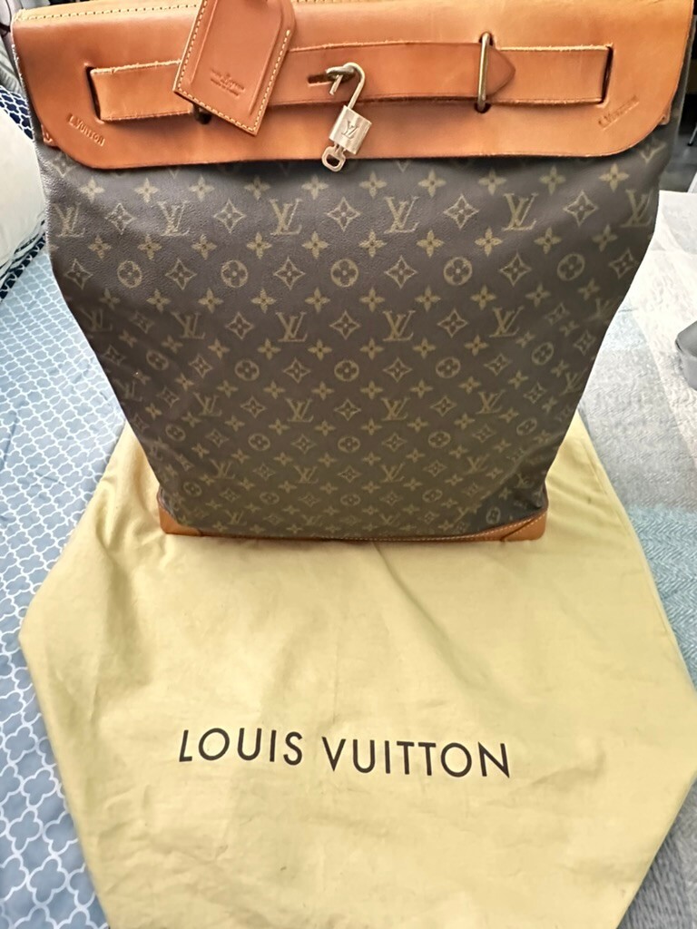 Authentic Vintage Louis Vuitton Monogram Steamer Bag 45 | eBay