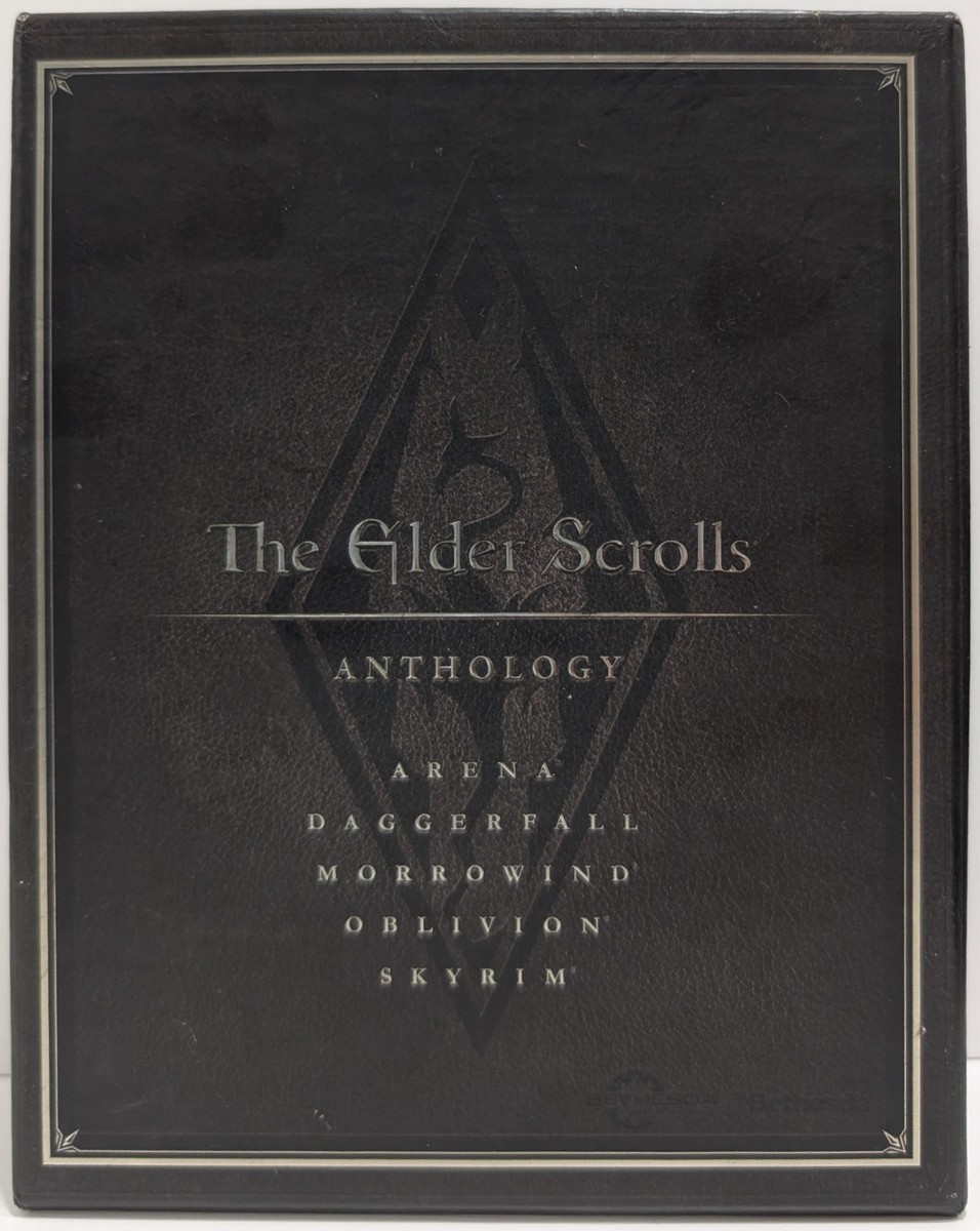 The Elder Scrolls Anthology INCOMPLETE 8 Disc PC ROM With Map And