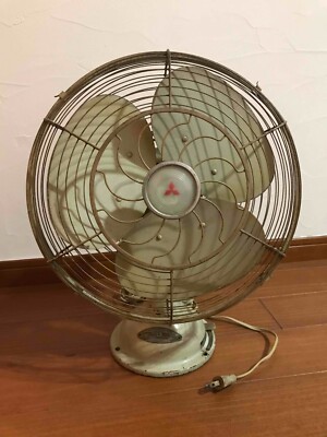 Old Mitsubishi electoric fan Moving confirmed Antique Made in