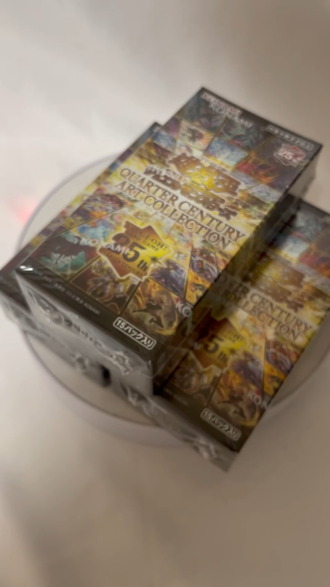 YuGiOh QUARTER CENTURY ART COLLECTION 3 Box set Japanese Sealed