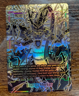 Shenron Energy Marker E-32 Gold 1st Anniversary Promo Alternate