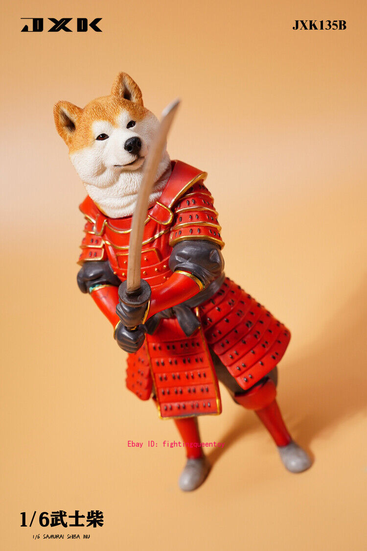 JXK JXK135B 1/6 Samurai Shiba Inu Animal Model GK Resin Statue
