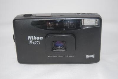 Nikon AF600 Panorama Black 35mm Point & Shoot Film Camera | eBay