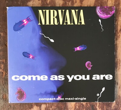 NIRVANA Come As You Are Maxi-Single CD w/2 Live Tracks Kurt Cobain