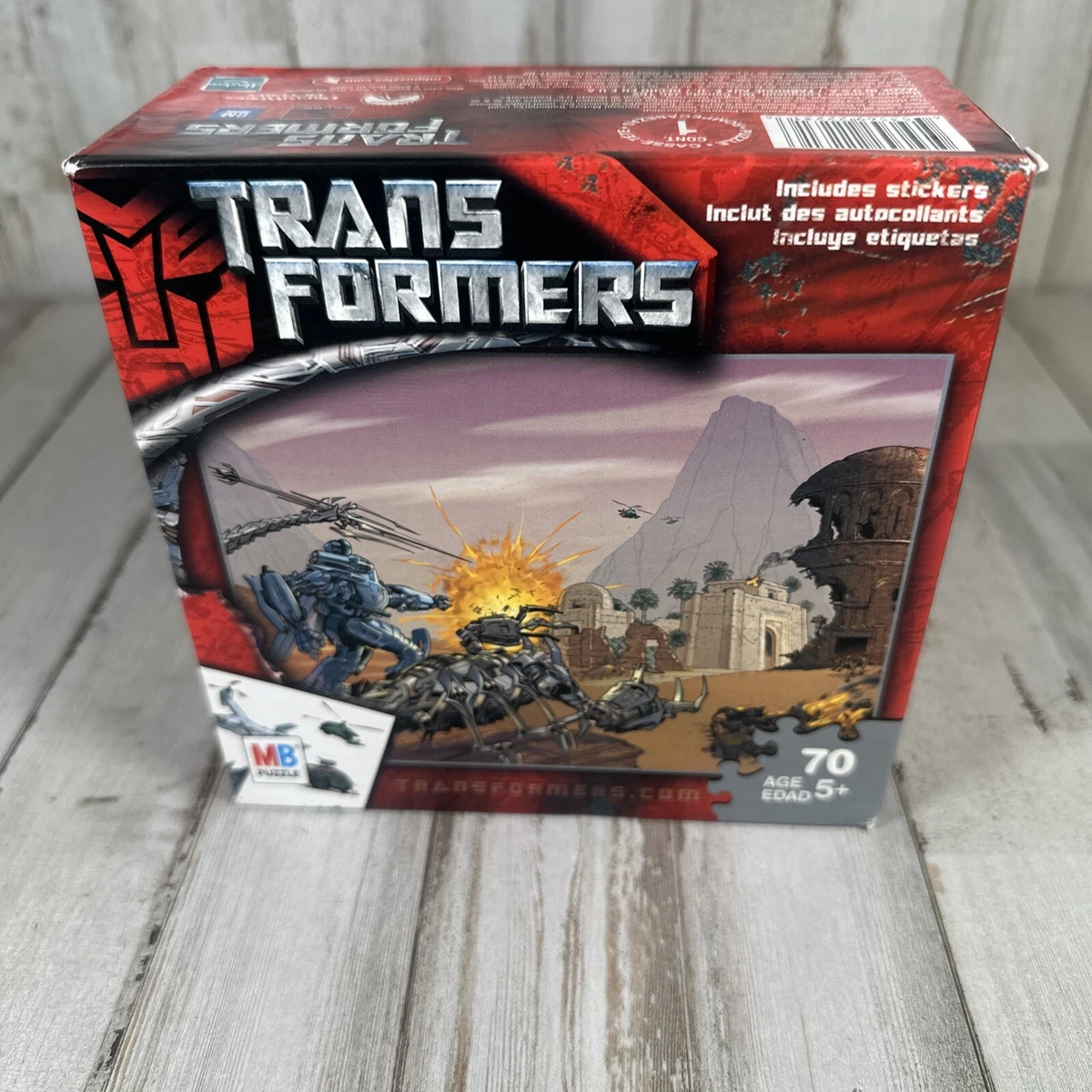 TRANSFORMERS JIGSAW PUZZLE (2007) 70 pieces by Milton Bradley