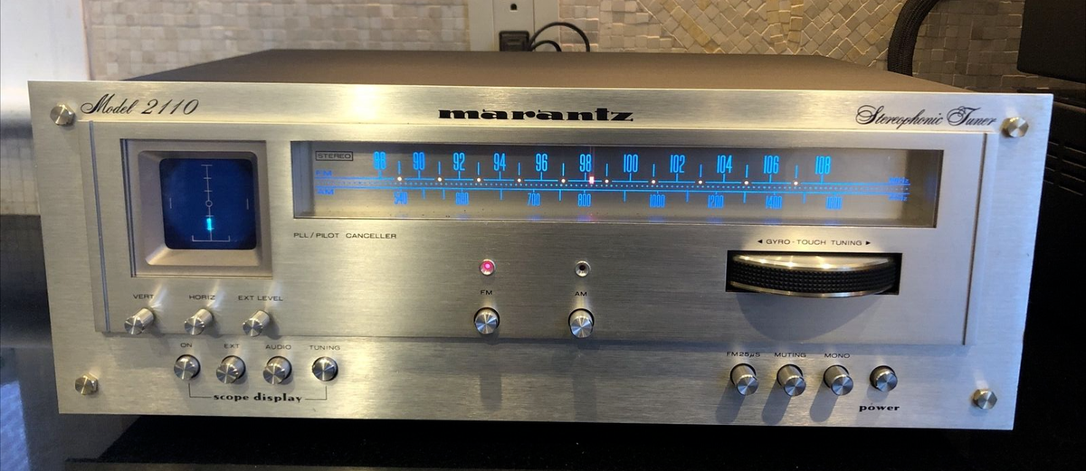 MARANTZ 2110 AM FM STEREO TUNER OSCILLOSCOPE Perfect Working