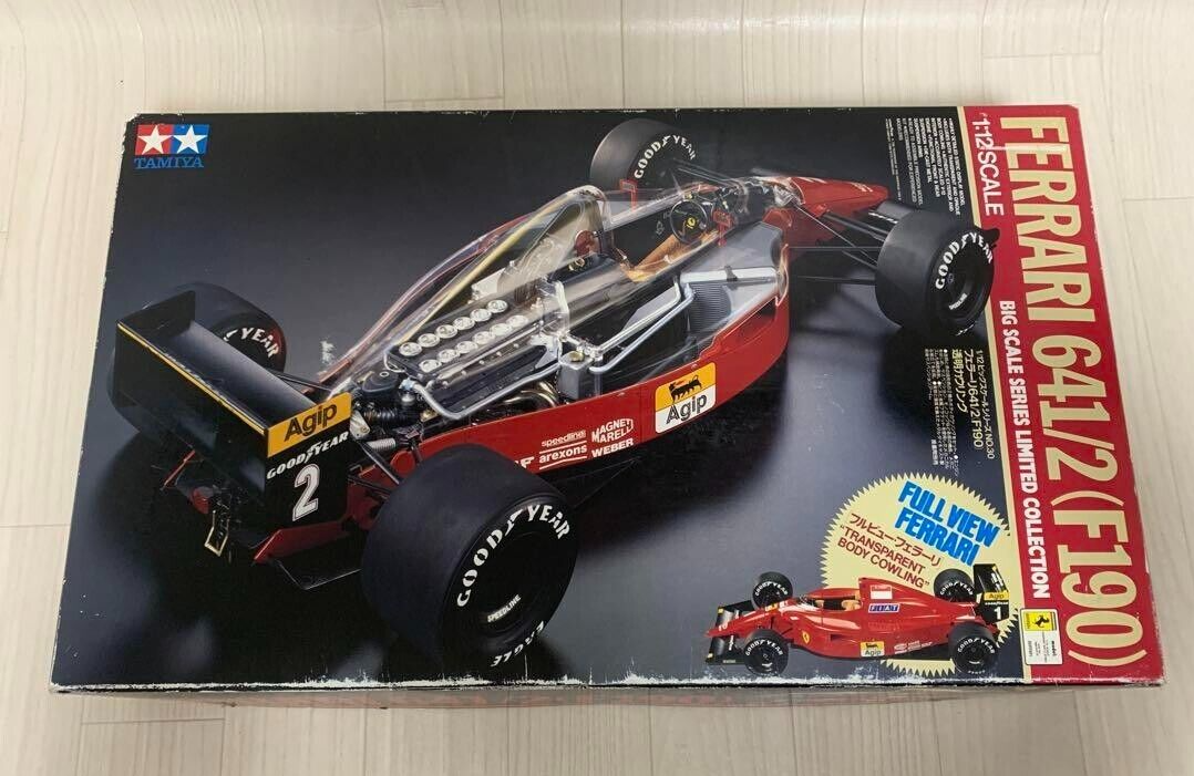 TAMIYA 1/12 FERRARI 641/2 (F190) FULL VIEW LIMITED COLLECTION F1