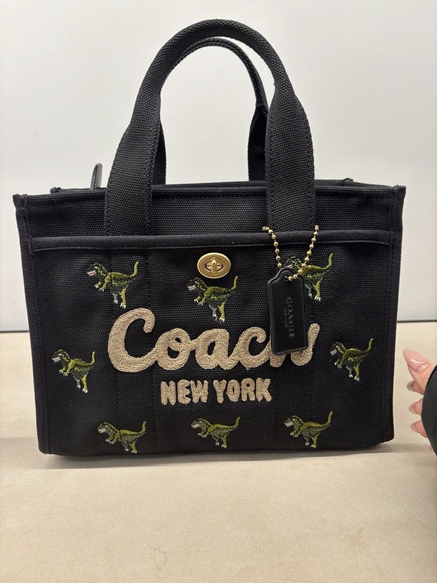 Coach Original Cargo Tote Bag 26 Lexie Print CZ129 Black Japan