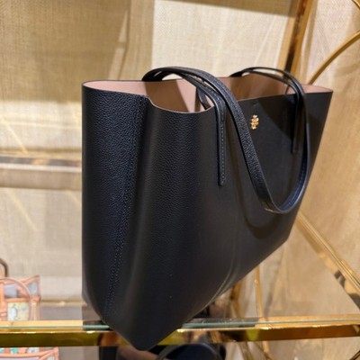 Tory Burch Blake Center Zip Tote 170471 Black Authentic & gift