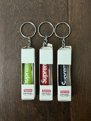 Supreme FW25 Opinel No 4 Knife Keychain Set Lot Red Black Green