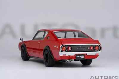 1/18 Nissan Skyline 2000GT-R (KPGC110) Tuned Ver. RHD Red Model By