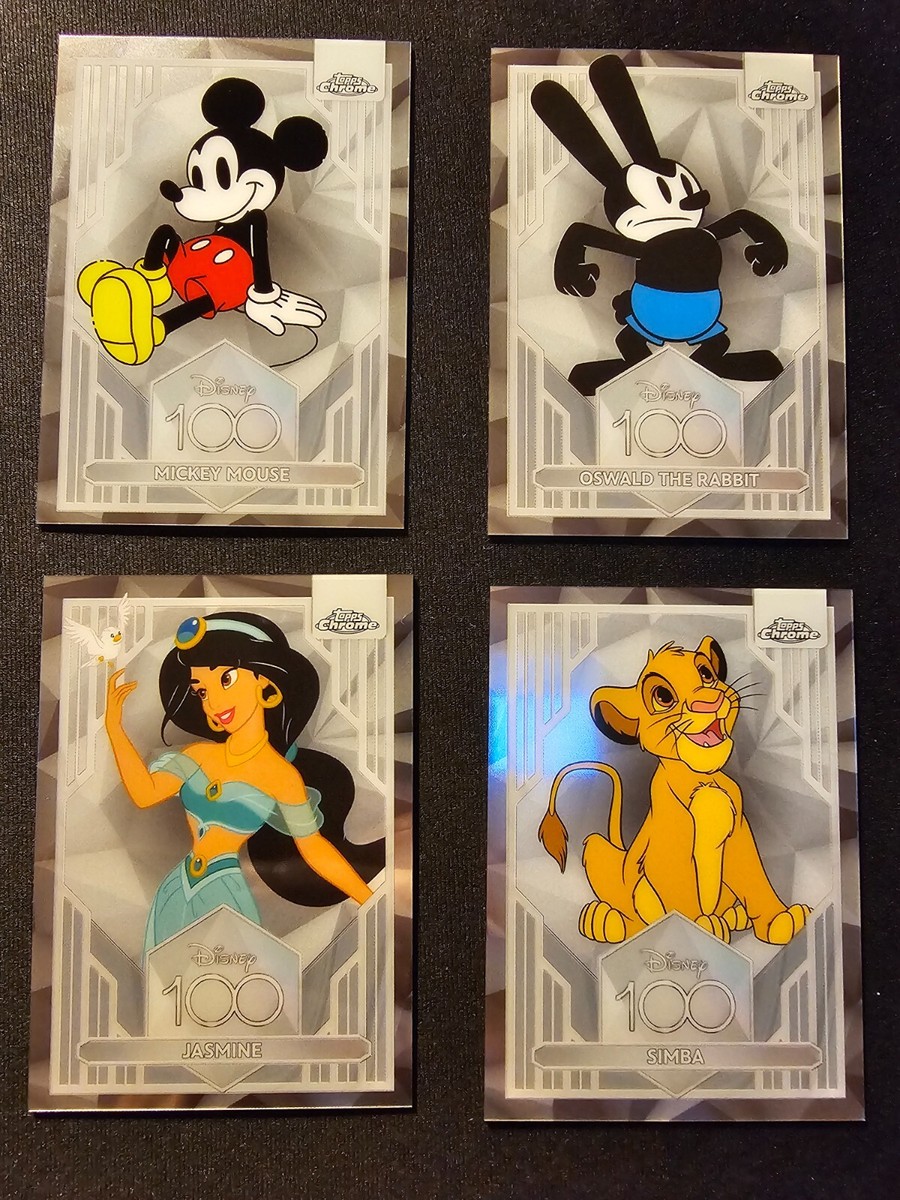 2023 Topps Chrome Disney 100 Base 1-100 Pick your Cards complete