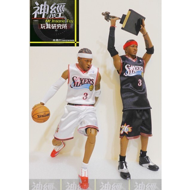 ENTERBAY NBA 2-PACK Allen Iverson 76ers RE-ISSUE EDITION RM-1060 1