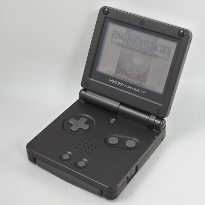 Gameboy Advance SP Console ONYX BLACK Boxed AGS-001 Nintendo