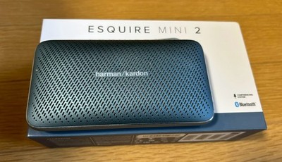 Harman Kardon Esquire Mini 2 Portable Speaker System Blue w/Box