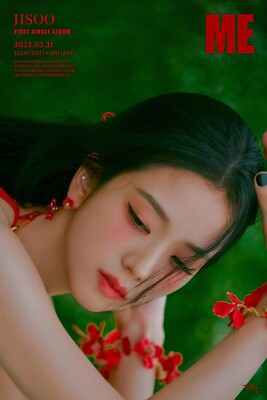 BLACKPINK JISOO ME FIRST SINGLE ALBUM RED /CD+Foto Buch+2 Karte+