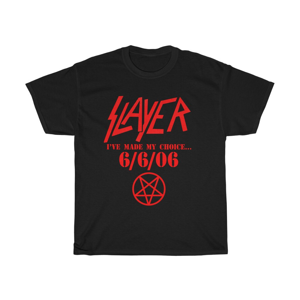Slayer 666 I'e made my choice t-shirt size XL | eBay