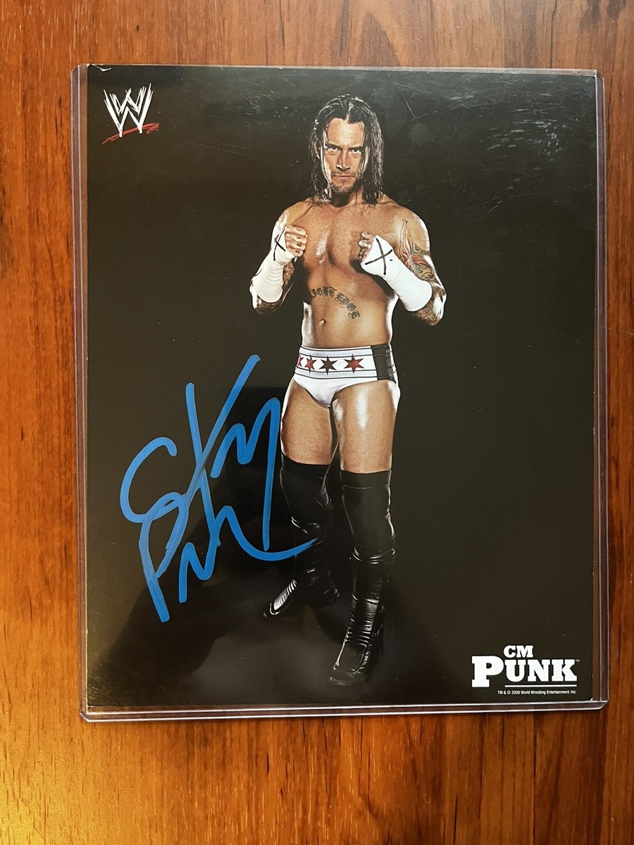 CM Punk WWE 8x10 Signed 2008 | eBay