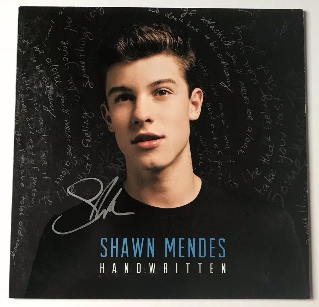 Shawn Mendes Signed Handwritten LP Debut Album PSA/DNA #AF71533