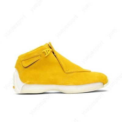 Size 10 - Air Jordan 18 Retro Yellow Suede for sale online | eBay