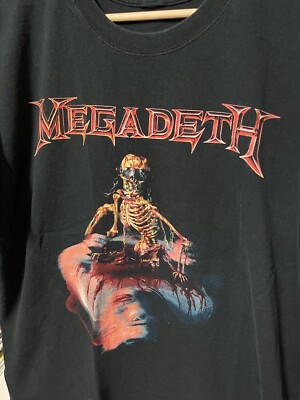 Megadeath The World Needs A Hero Global Tour 01/02 Tee | eBay