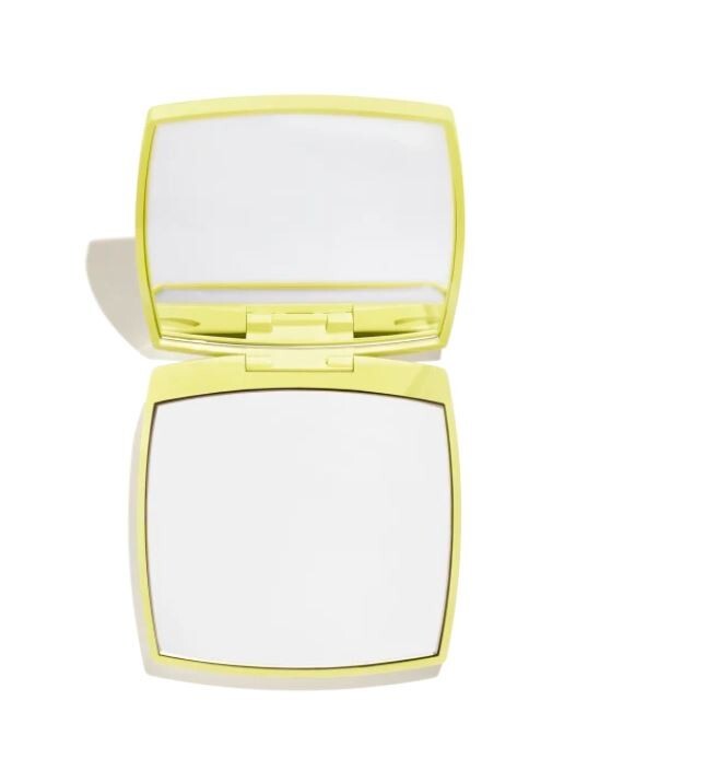 New in Box CHANEL Miroir Double Facettes Mirror Duo - Yellow OVNI