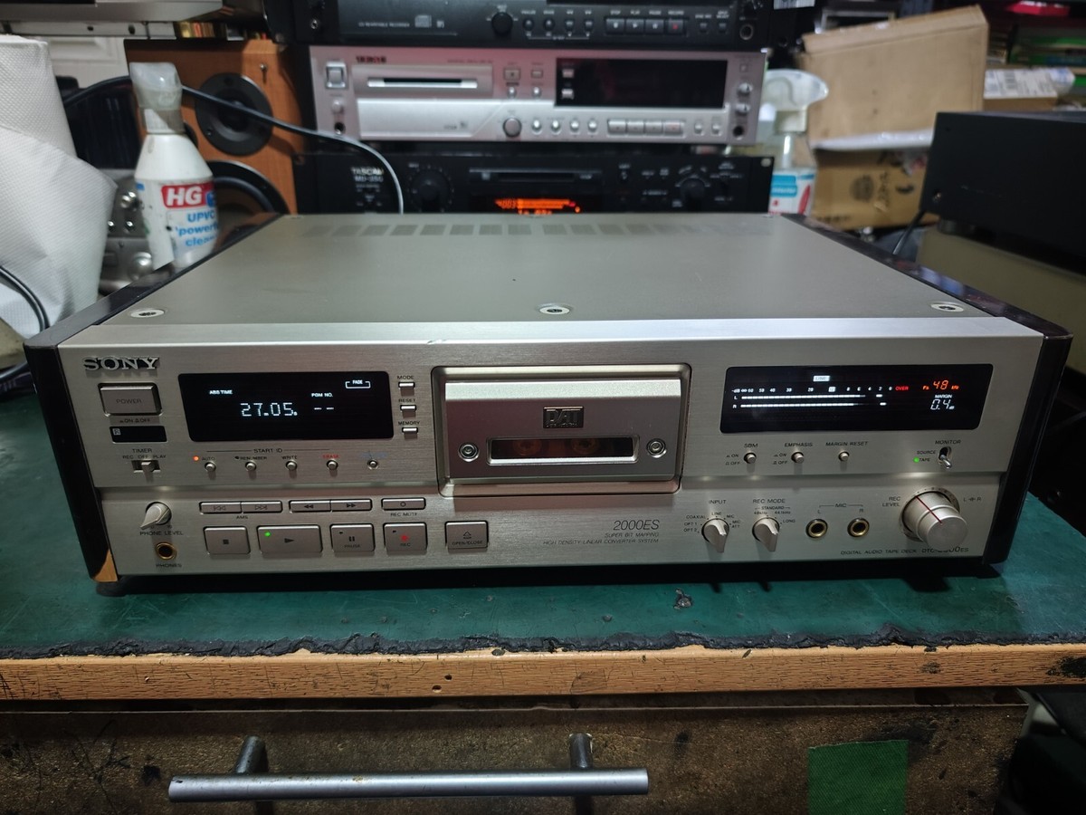 Sony DTC-2000ES 4 Head DAT Audio Recorder, Tested, Serviced, Made