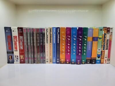 DVD Box Set Lot (25 Box Sets) Friends, Curb You're Enthusiasm, And