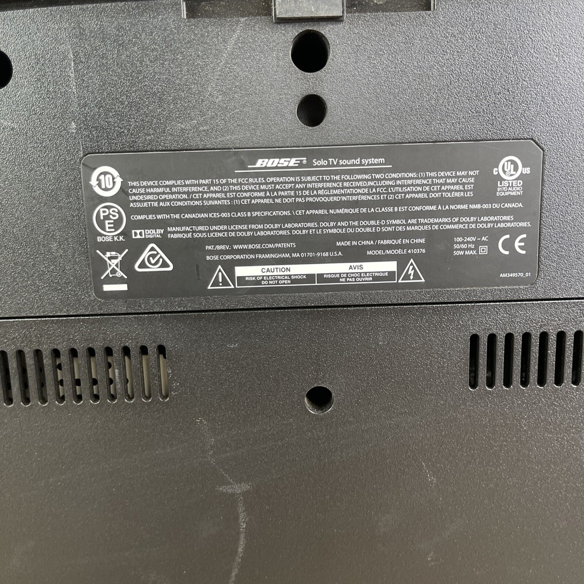 Bose Solo 15 Series II TV Sound System - Tested | eBay