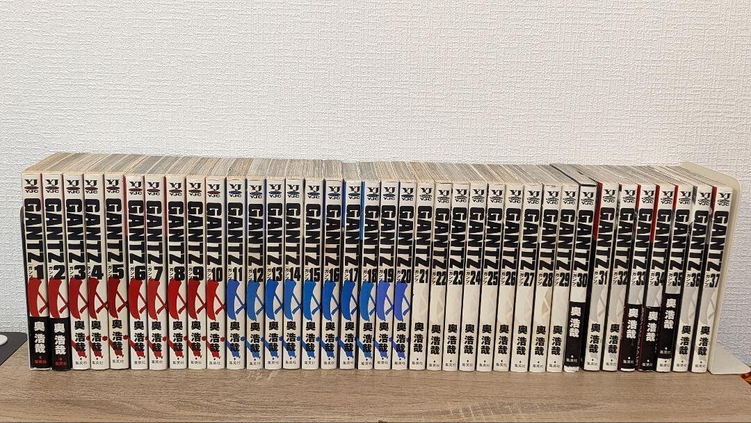 GANTZ 1-37 Complete set Comic Manga Book Kei Kurono Hiroya Oku
