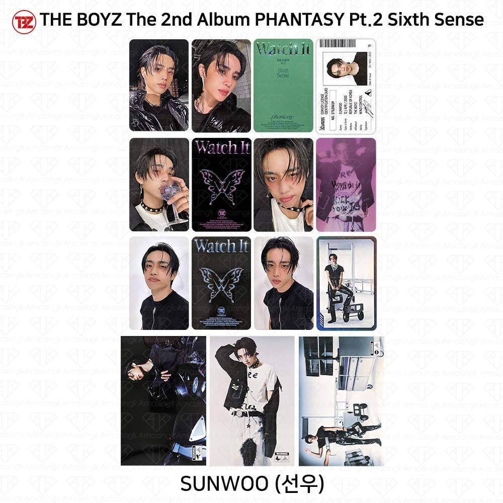 The Boyz Phantasy Pt.2 Sixth Sense Sunwoo Photocard Postcard KPOP