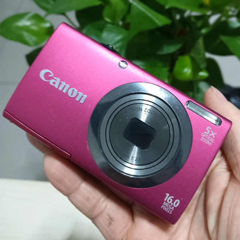 Canon PowerShot A2300 16.0MP 5x Optical Zoom Pink Digital Camera