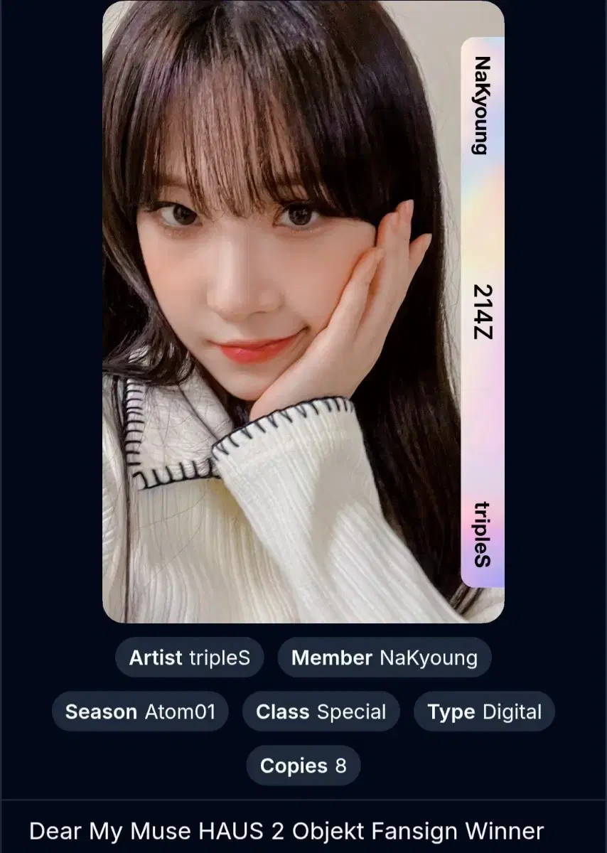 I sell it) Na Kyung A214 triples object object wts | eBay