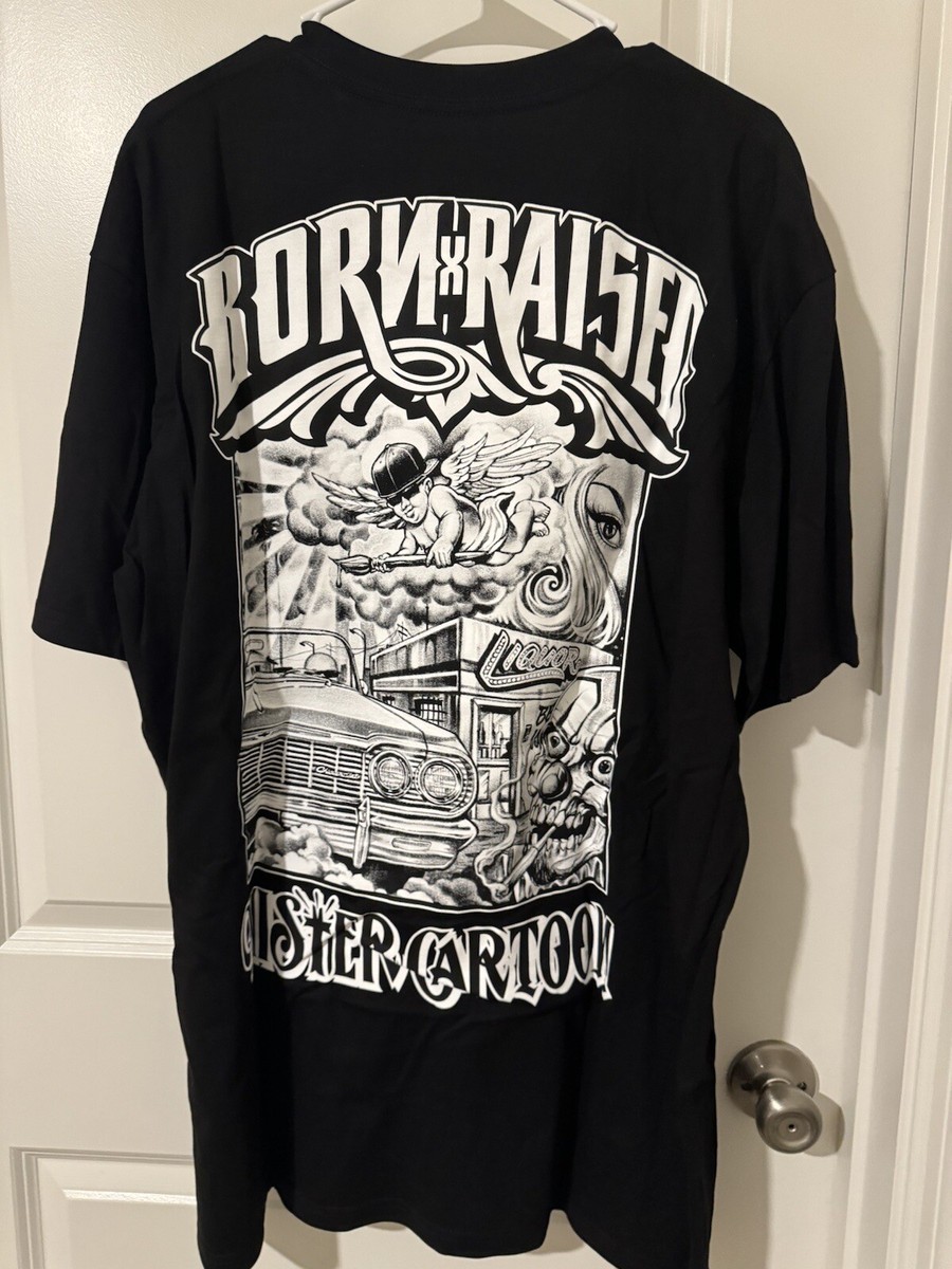 Mister Cartoon/Born X Raised T Shirt, New, X X Large | eBay