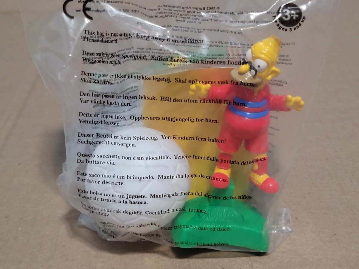 Simpsons Soccer Burger King Kids Toys, Complete Set Of 10 | eBay
