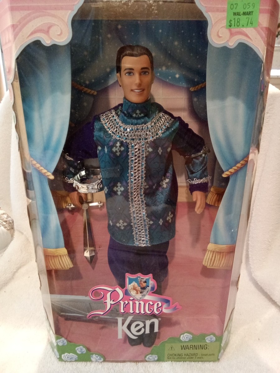 1998 NRFB BARBIE Prince Ken 20491 fancy attire Crown Boy doll