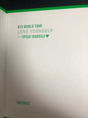 BTS World Tour Love Yourself Speak Yourself SAO PAULO DVD Limited