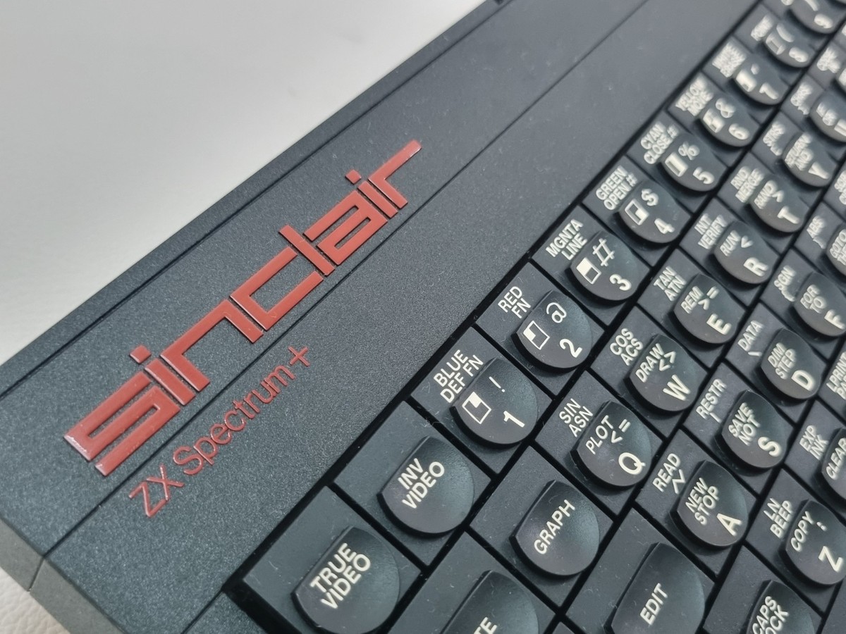 Vintage SINCLAIR ZX Spectrum 128K Toastrack Computer - For parts