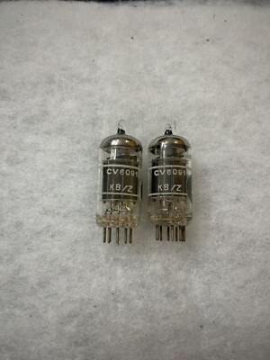 GEC A2900 CV6091 B309 12AT7 black Welded plate Disc Getter NOS