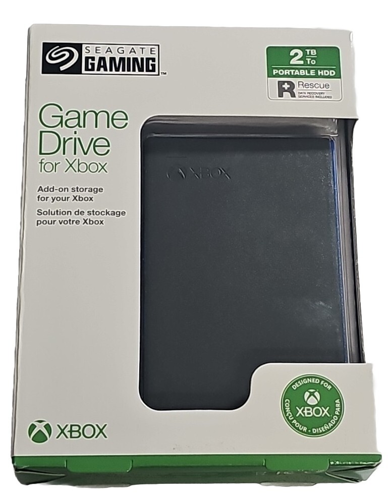 Seagate Game Drive 2TB for XBOX [ Special GRAY ] NEW 763649146231