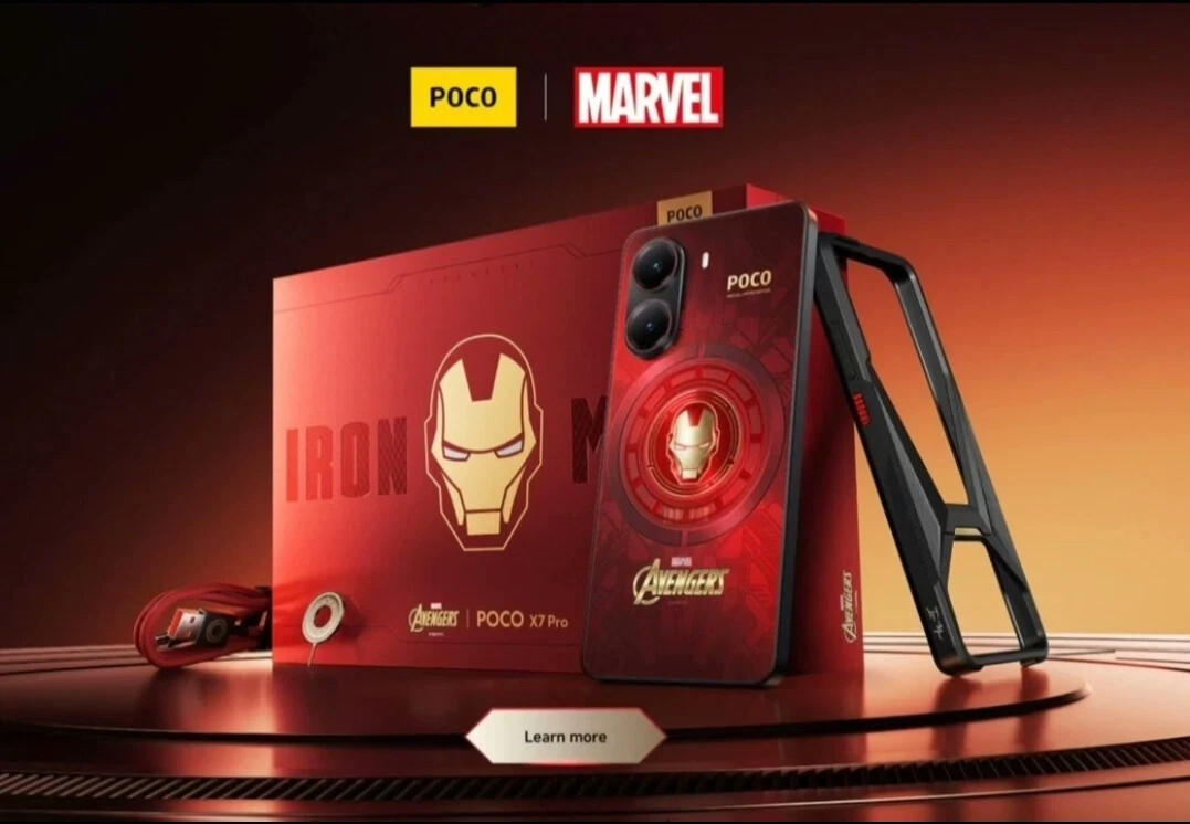 GENUINE) POCO X7 Pro 12GB+512GB Iron Man Edition (Global Model